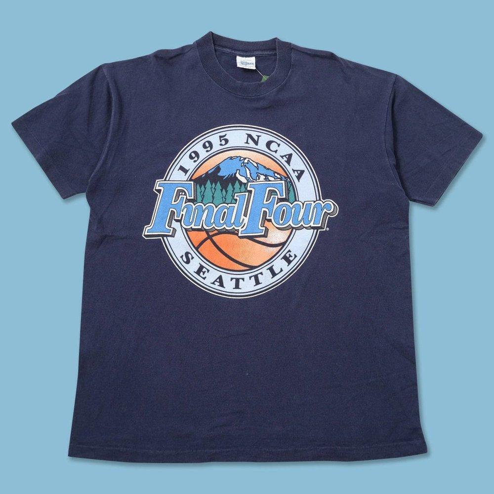 Style 1995 Nc_Aa Final Four Seattle Basketball Shirt Tee